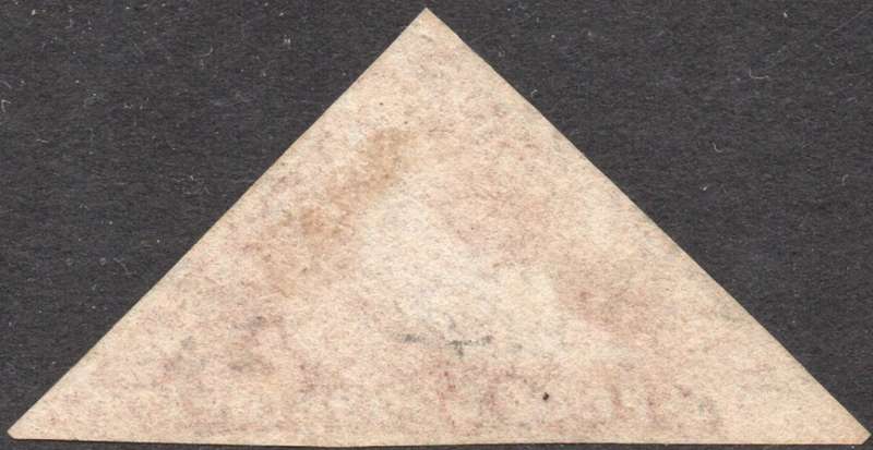CAPE OF GOOD HOPE 1855 SACC5 - 1d BRICK-RED ON CREAM TONED PAPER - VFU - CV R40000