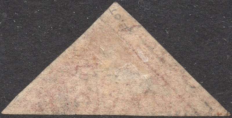 CAPE OF GOOD HOPE 1855 SACC5a - 1d PALE ROSE - FAULT - CV R10000