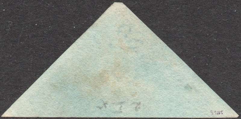 Cape of Good Hope : 1853 SACC2 4d DEEP BLUE(DEEPLY BLUED PAPER) - VERY FINE USED CV R5500
