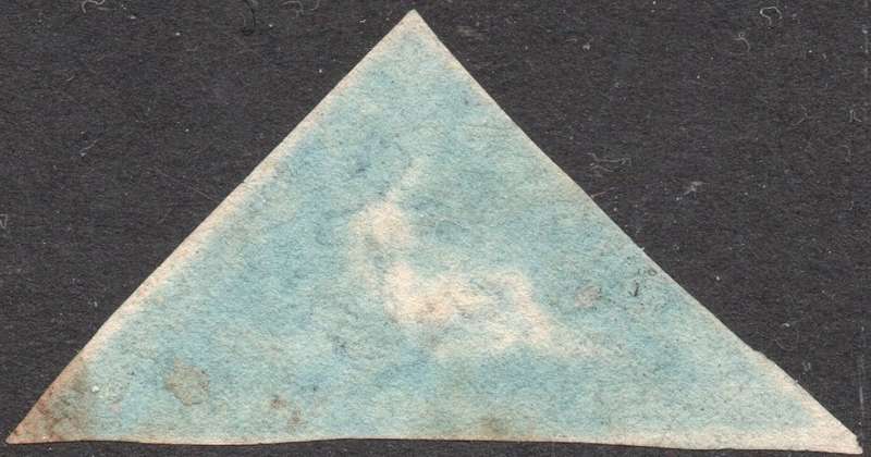 Cape of Good Hope : 1853 SACC2 4d DEEP BLUE(DEEPLY BLUED PAPER) - VERY FINE USED CV R5500
