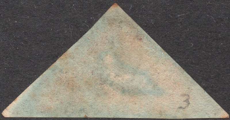 Cape of Good Hope : 1853 SACC3a 1d BROWN RED - VFU - CV R13000