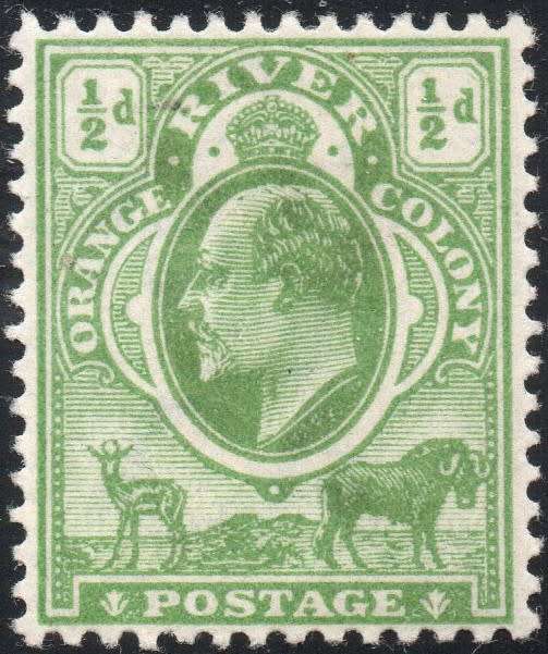 ORC 1903 SACC84 ½d YELLOW-GREEN WM CROWN CA MM CV R150