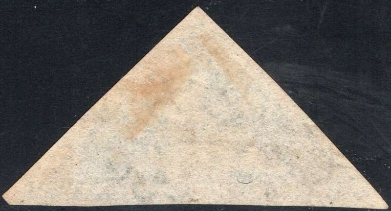 CAPE OF GOOD HOPE 1864 SACC15a 4d BLUE - VFU - CV R3000
