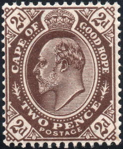 Cape of Good Hope 1902 SACC67 2d BROWN - UM CV R800
