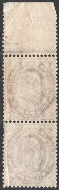 CAPE OF GOOD HOPE : 1902 SACC67 2d BROWN VERTICAL MARGINAL PAIR - UM -  CV R1600