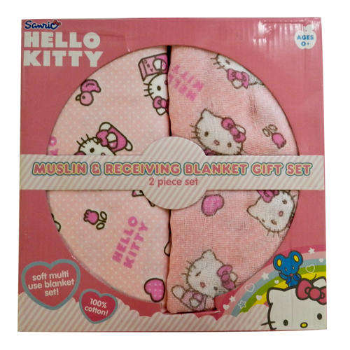 Hello Kitty Baby Gift Set - Two-piece receiving blankets