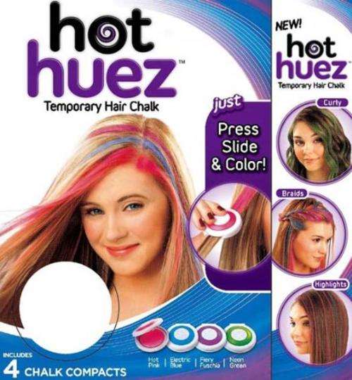 Hot Heuz (temporary hair chalk)