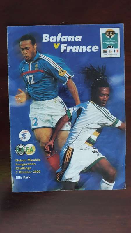 Mandela Challenge Match Programme: South Africa vs France (Soccer) 2000