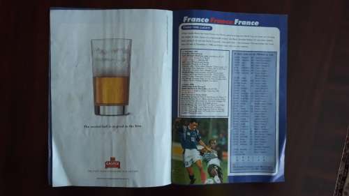 Mandela Challenge Match Programme: South Africa vs France (Soccer) 2000
