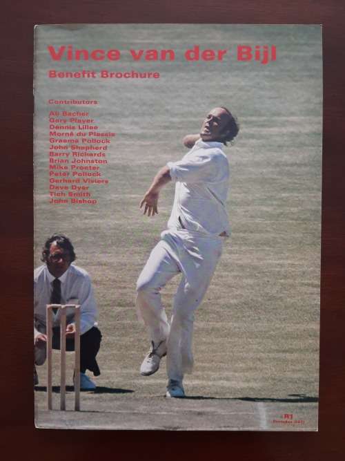 Vince van der Bijl Benefit Brochure 1979-1980