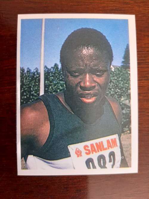 Melrose Sporting Heroes Card #68 - Peter Ngobeni