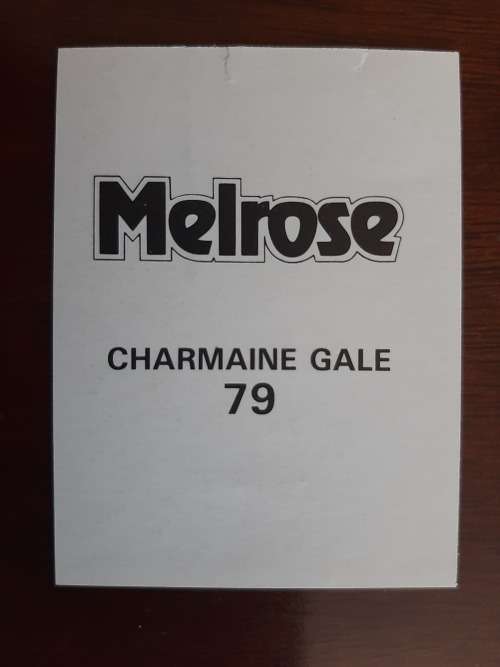 Melrose Sporting Heroes Card #79 - Charmaine Gale