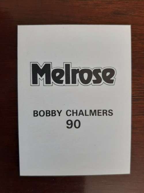Melrose Sporting Heroes Card #90 - Bobby Chalmers