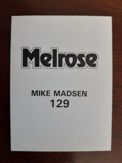 Melrose Sporting Heroes Card #129 - Mike Madsen