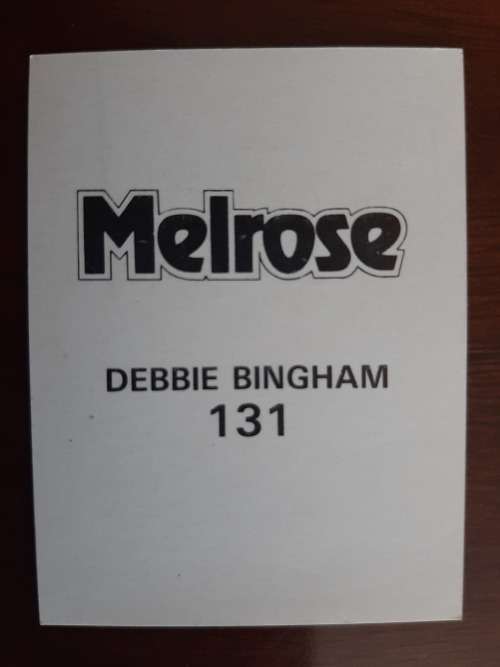 Melrose Sporting Heroes Card #131 - Debbie Bingham