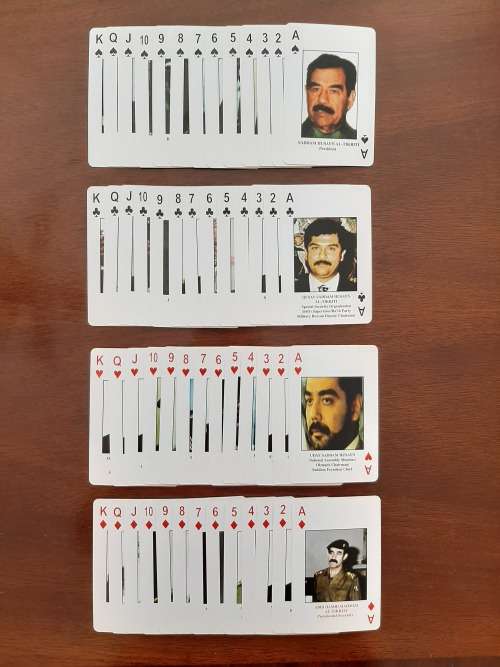 Iraqi `Most Wanted` Playing Card Deck