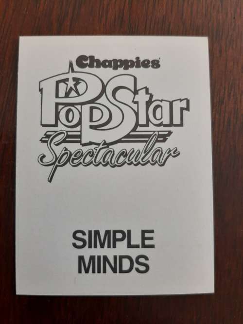 Chappies Pop Star Spectacular - Simple Minds