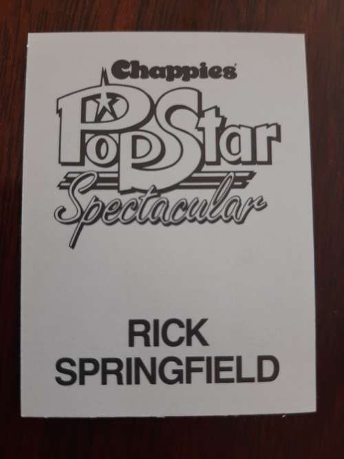 Chappies Pop Star Spectacular - Rick Springfield