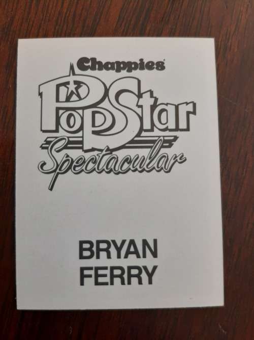 Chappies Pop Star Spectacular - Bryan Ferry