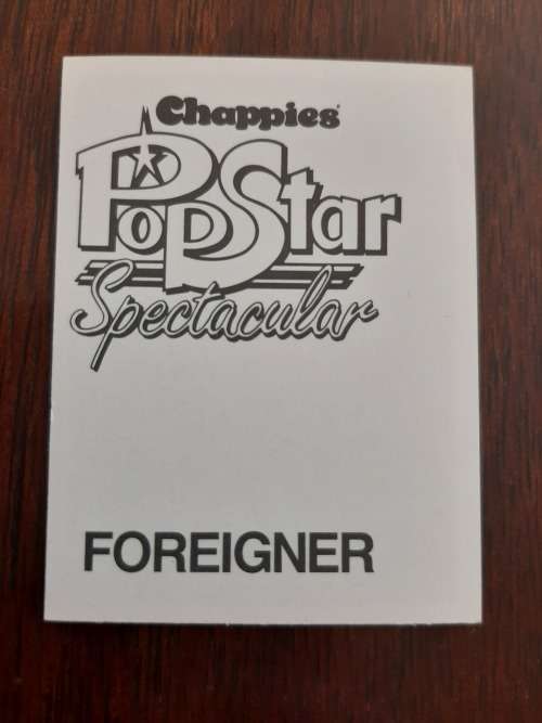 Chappies Pop Star Spectacular - Foreigner