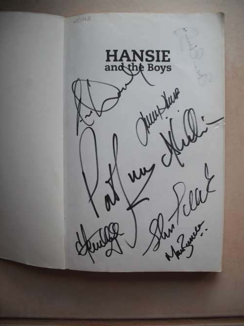 Hansie and The Boys by Rodney Hartman (SIGNED)