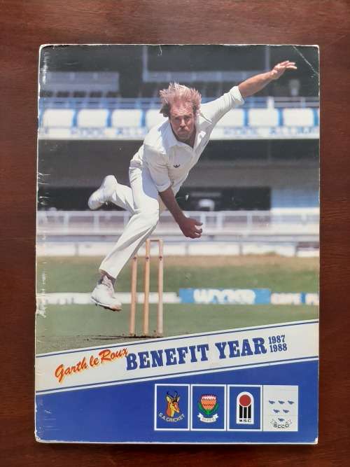 Garth Le Roux Benefit Year 1987/1988 (SIGNED)