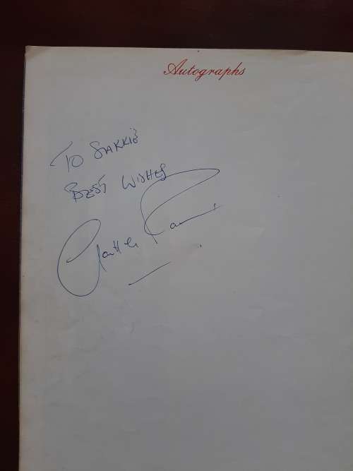 Garth Le Roux Benefit Year 1987/1988 (SIGNED)