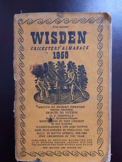 Wisden Cricketers` Almanack 1950 (87th Edition)|Preston, H. (Editor)