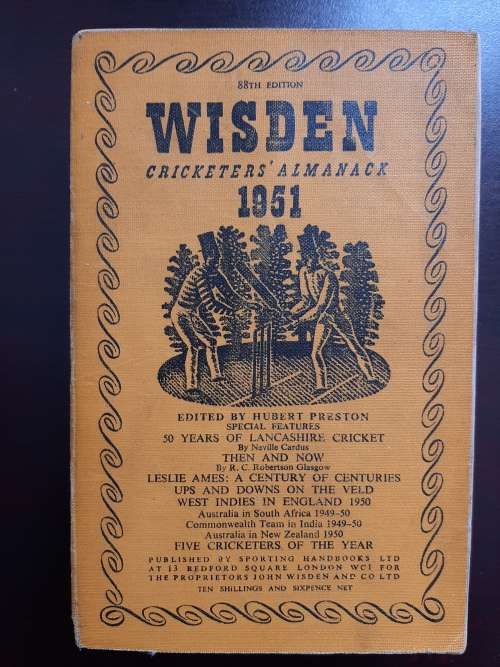 Wisden Cricketers` Almanack 1951 (88th Edition)|Preston, H. (Editor)