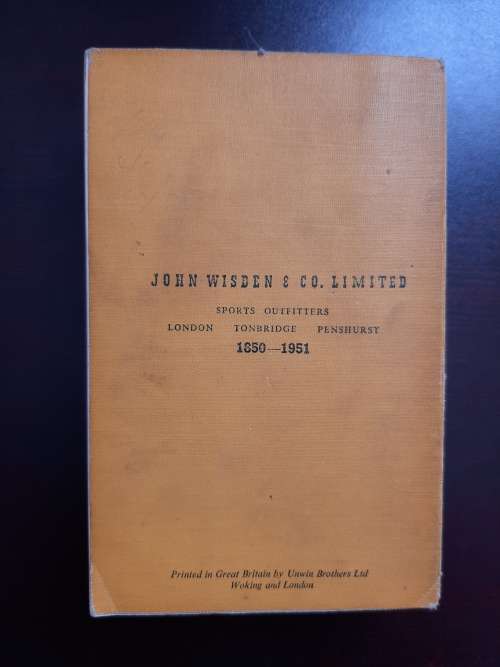 Wisden Cricketers` Almanack 1951 (88th Edition)|Preston, H. (Editor)