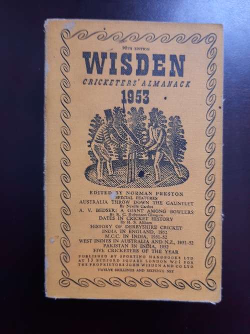 Wisden Cricketers` Almanack 1953 (90th Edition)|Preston, N. (Editor)