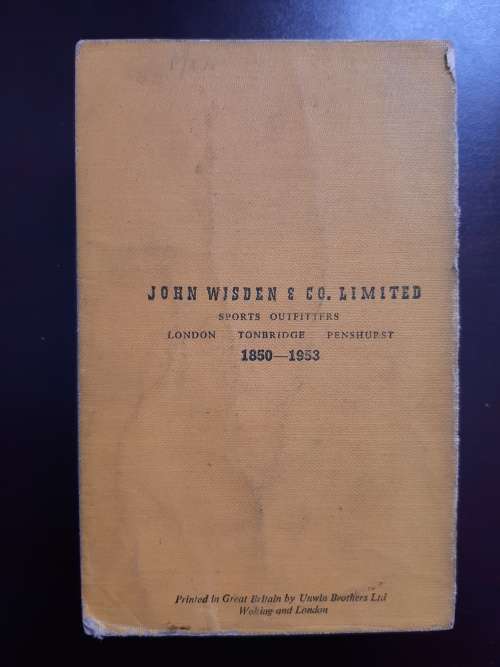 Wisden Cricketers` Almanack 1953 (90th Edition)|Preston, N. (Editor)