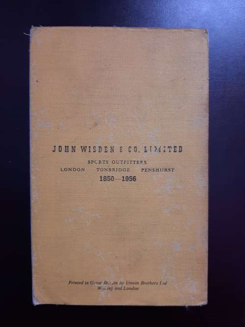 Wisden Cricketers` Almanack 1956 (93rd Edition)|Preston, N. (Editor)