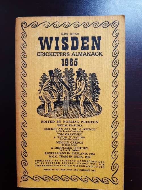 Wisden Cricketers` Almanack 1965 (102nd Edition) | Preston, N. (Editor)