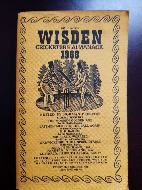 Wisden Cricketers` Almanack 1968 (105th Edition) | Preston, N. (Editor)