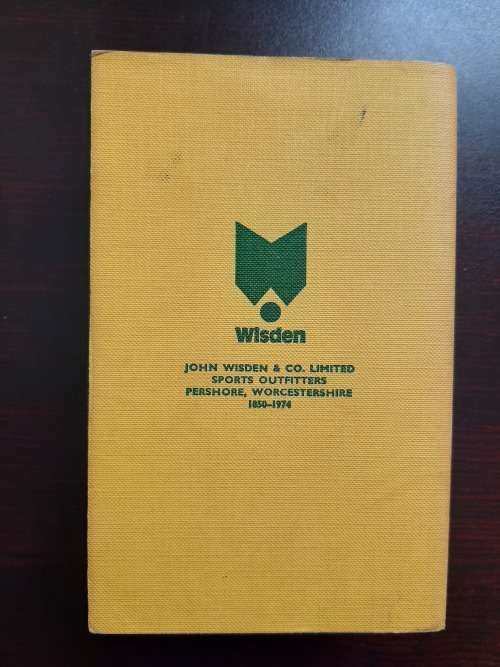 Wisden Cricketers` Almanack 1974 (111th Edition) | Preston, N. (Editor)
