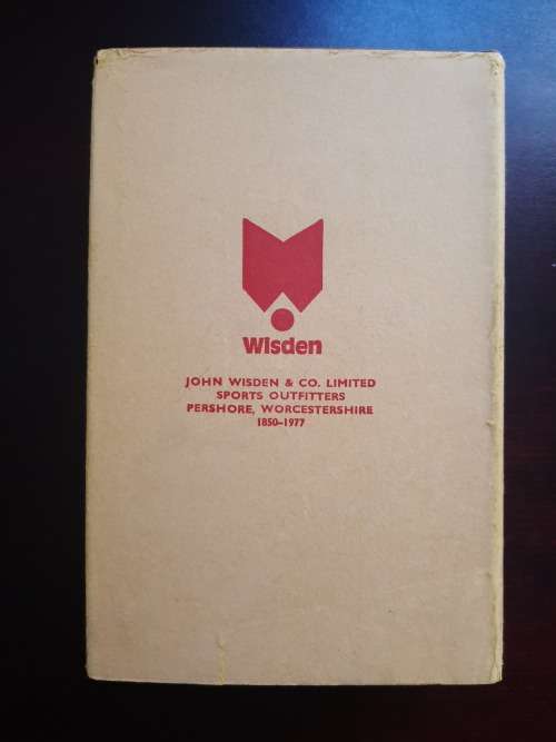 Wisden Cricketers` Almanack 1977 (114th Edition) | Preston, N. (Editor)