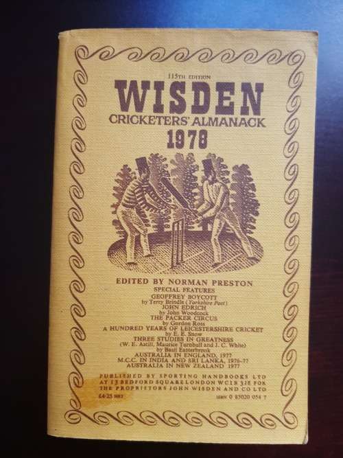 Wisden Cricketers` Almanack 1978 (115th Edition) | Preston, N. (Editor)