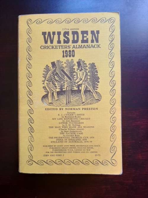 Wisden Cricketers` Almanack 1980 (117th Edition) | Preston, N. (Editor)