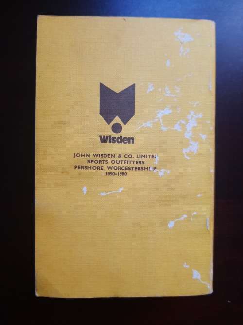 Wisden Cricketers` Almanack 1980 (117th Edition) | Preston, N. (Editor)