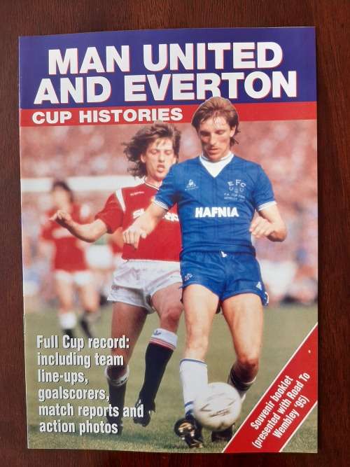 Road to Wembly `95: Cup Final Guide - Man United vs Everton (incl Souvenir booklet and poster)