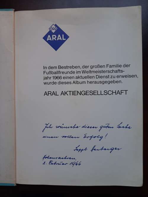 Aral Fussbal-Album, Weltmeisterschaft 1966  (Aral Football Album, World Championship 1966)