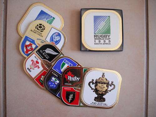 1995 Rugby World Cup Coasters (Highest Quality) Box Set