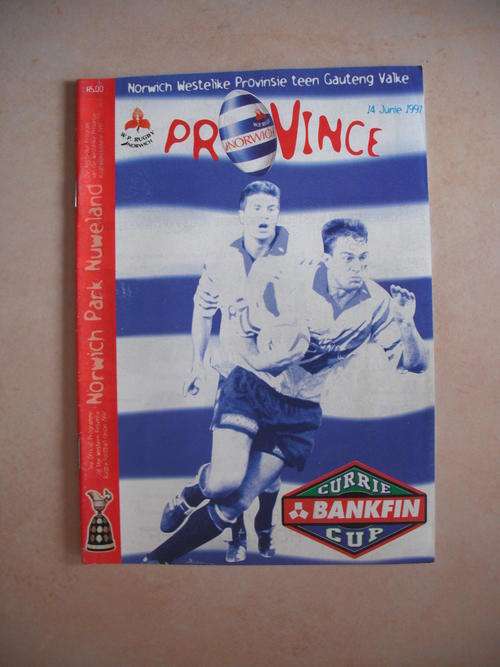 Match Programme: Western Province vs Valke
