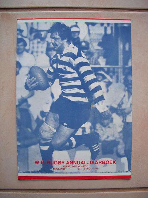 Western Province Rugby Annual 1985 (with additional brochure)