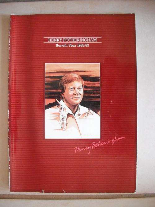 Henry Fotheringham Benefit Year 1988/89 - Brochure (Cricket)