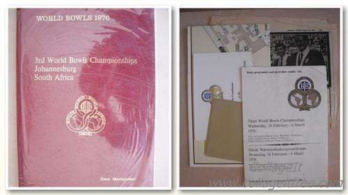 World Bowls (SA) 1976 - D. Montgomery