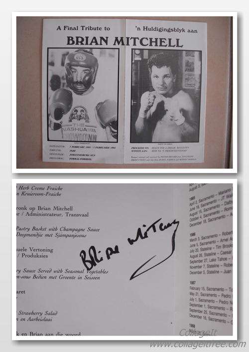 A Final Tribute to Brian Mitchell (Signed) Special Item