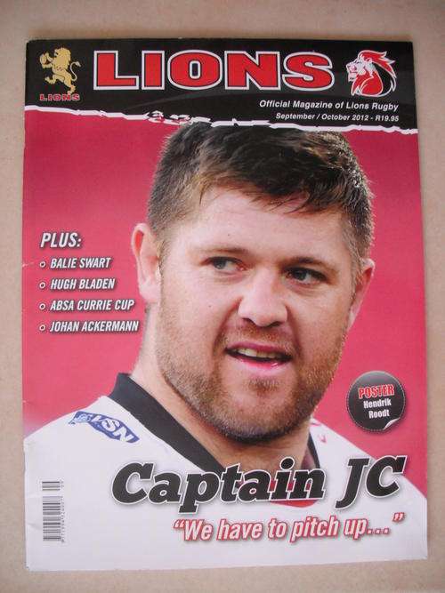 Lions - Oct/Nov 2012 Issue (Rugby)