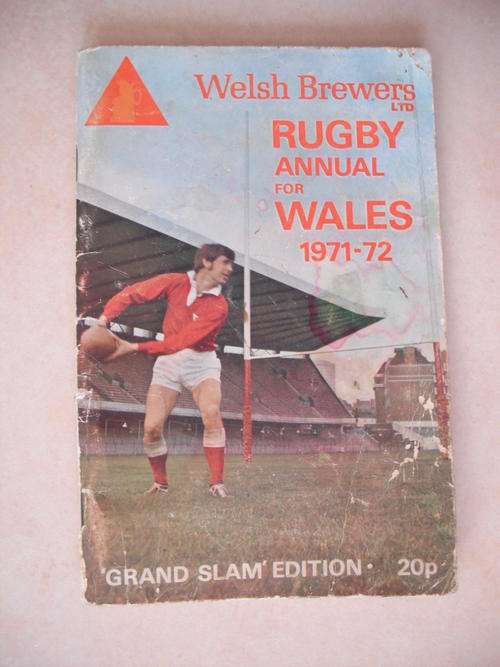 Welsh Brewers Ltd Rugby Annual For Wales 1971-72